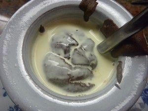 Chocolate pudds